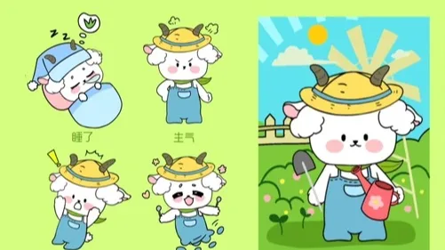 承接企业、校园吉祥物 IP 形象定制，含角色设计、表情动作与衍生适配方案。