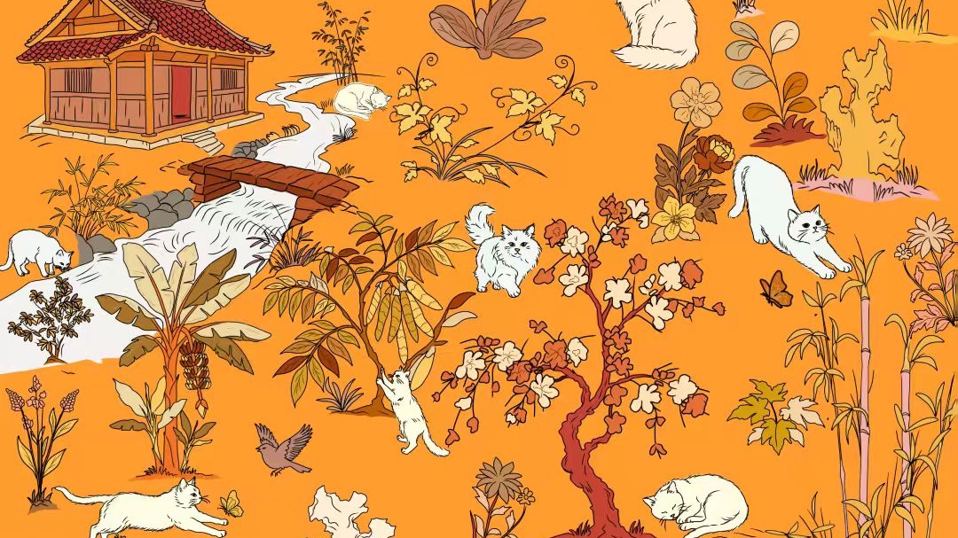Procreate板绘定制｜Q版头像｜丝巾纹样｜图案插画设计接单